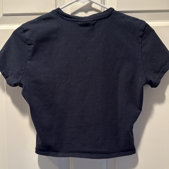 GUESS Women's Black Crop Top - worn once - Picture 3 of 4